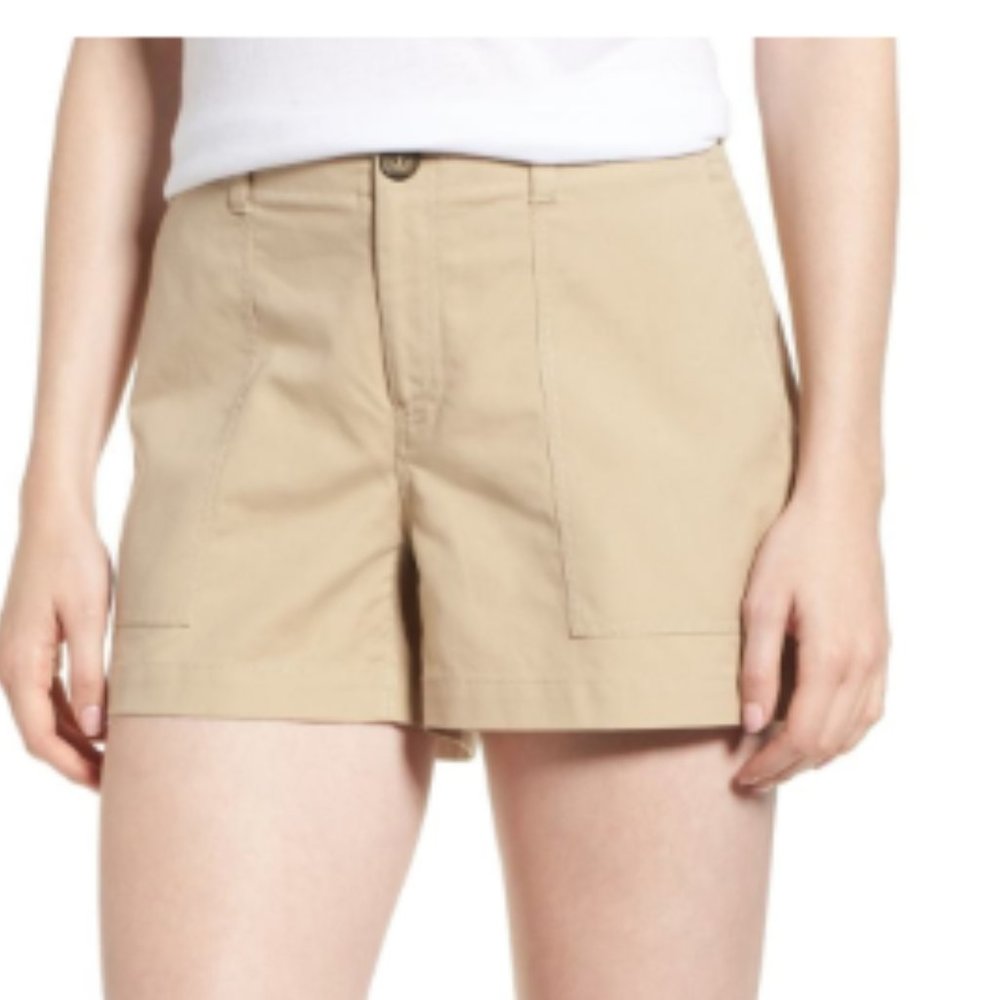 Nordstrom Signature Size 8 Chino Shorts $149 NEW